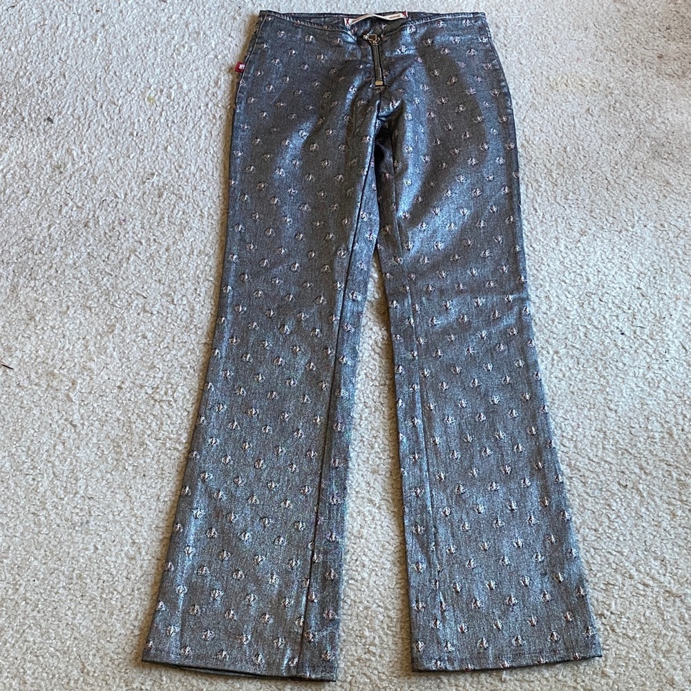 Coated stretchy denim jeans by Parasuco, size 26, like new